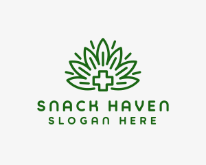 Medical Marijuana Plant logo design