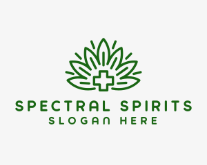 Medical Marijuana Plant logo design