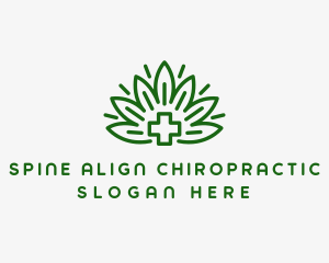 Medical Marijuana Plant logo design