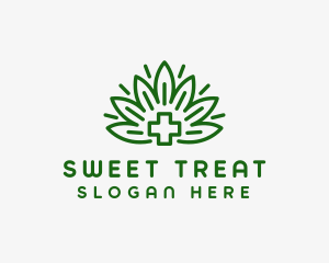 Medical Marijuana Plant logo design