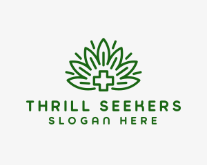 Medical Marijuana Plant logo design