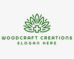 Medical Marijuana Plant logo design