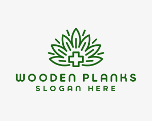 Medical Marijuana Plant logo design