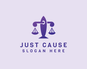 Justice - Justice Legal Scale logo design