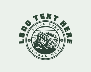 Adventure SUV driving Logo