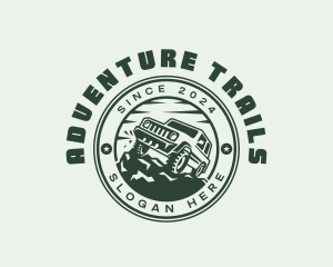 Adventure SUV driving logo design