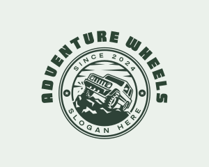 Adventure SUV driving logo design