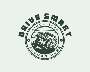 Adventure SUV driving logo design