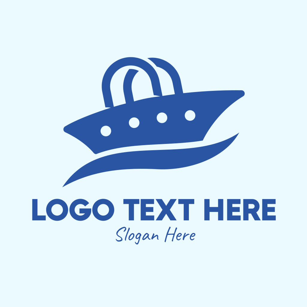 Blue Ship Bag Logo | BrandCrowd Logo Maker | BrandCrowd