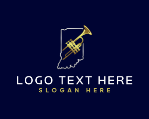 Indiana - Indiana Music Jazz logo design