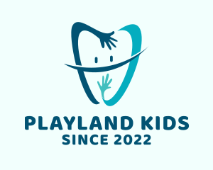 Pediatric Dental Tooth  logo design