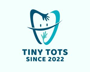 Pediatric Dental Tooth  logo design