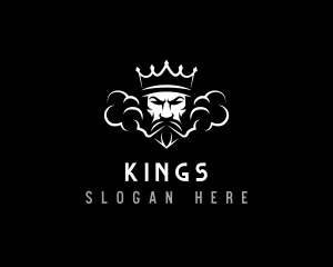 Vaping Smoking King logo design