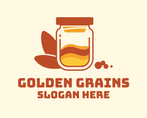 Grains - Mason Jar Spices logo design