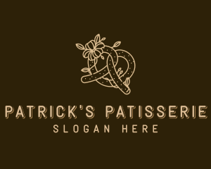 Patisserie Pretzel Baker logo design