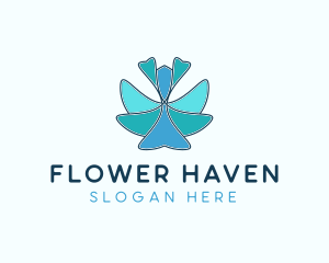 Flower Orchids Boutique logo design