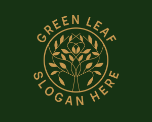 Evergreen - Organic Boutique Tree logo design