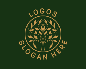 Lifestyle - Organic Boutique Tree logo design