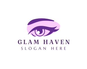 Glam - Glam Beauty Eyelashes logo design