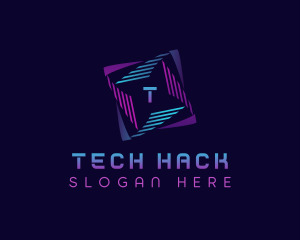 Digital Cyber Tech logo design