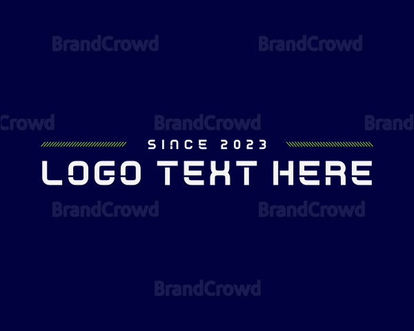 Tech Futuristic Wordmark Logo | BrandCrowd Logo Maker