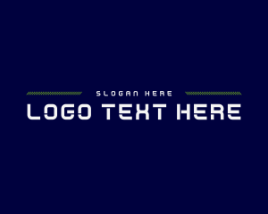 Futuristic Electronic Tech Logo