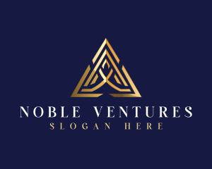 Luxury Pyramid Triangle logo design