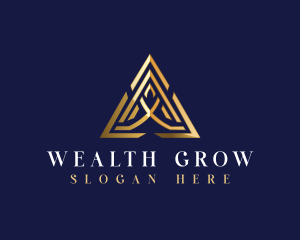 Luxury Pyramid Triangle logo design