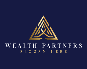 Luxury Pyramid Triangle logo design