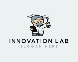 Laboratory Chemist Science logo design