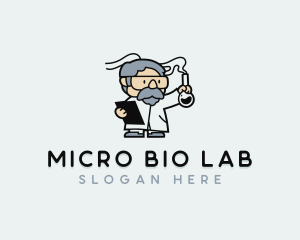 Laboratory Chemist Science logo design