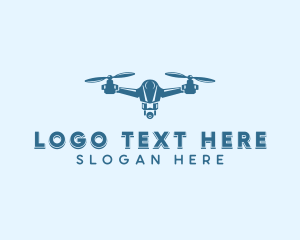 Videography - Drone Camera Surveillance logo design