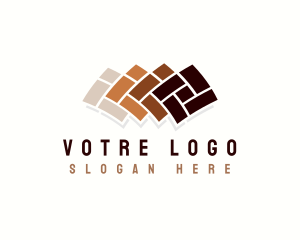 Brick Floor Tile  logo design