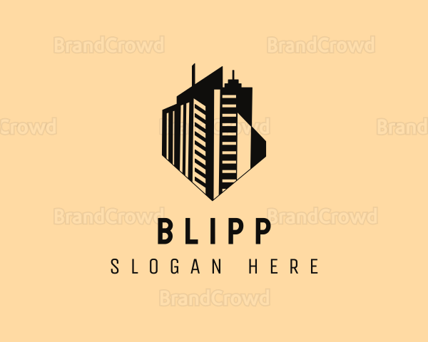 High Rise Office Space Building Logo