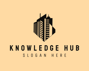 High Rise Office Space Building Logo