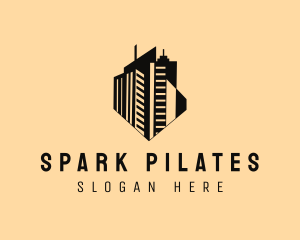 High Rise Office Space Building Logo