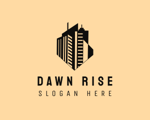 High Rise Office Space Building logo design