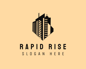 High Rise Office Space Building logo design