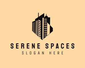 High Rise Office Space Building logo design