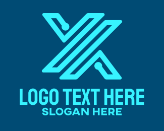 Double X Logo Brandcrowd Logo Maker
