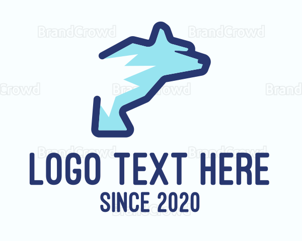 Blue Polar Bear Logo