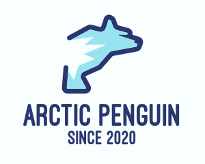 Blue Polar Bear logo design