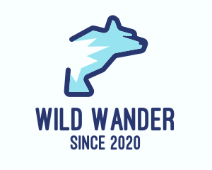 Blue Polar Bear logo design