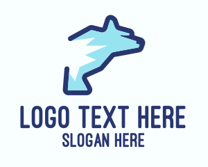 Blue Polar Bear Logo