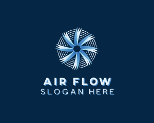 HVAC Air Conditioning Ventilation logo design