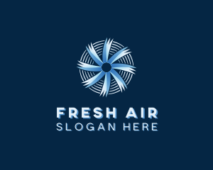 HVAC Air Conditioning Ventilation logo design