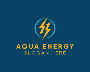 Lightning Power Energy logo design