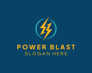 Lightning Power Energy logo design