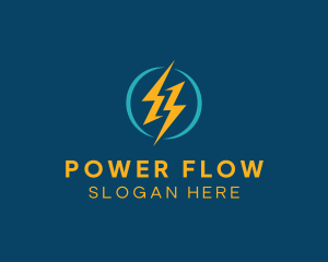 Lightning Power Energy logo design