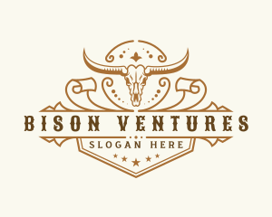 Bull Skull Steakhouse logo design